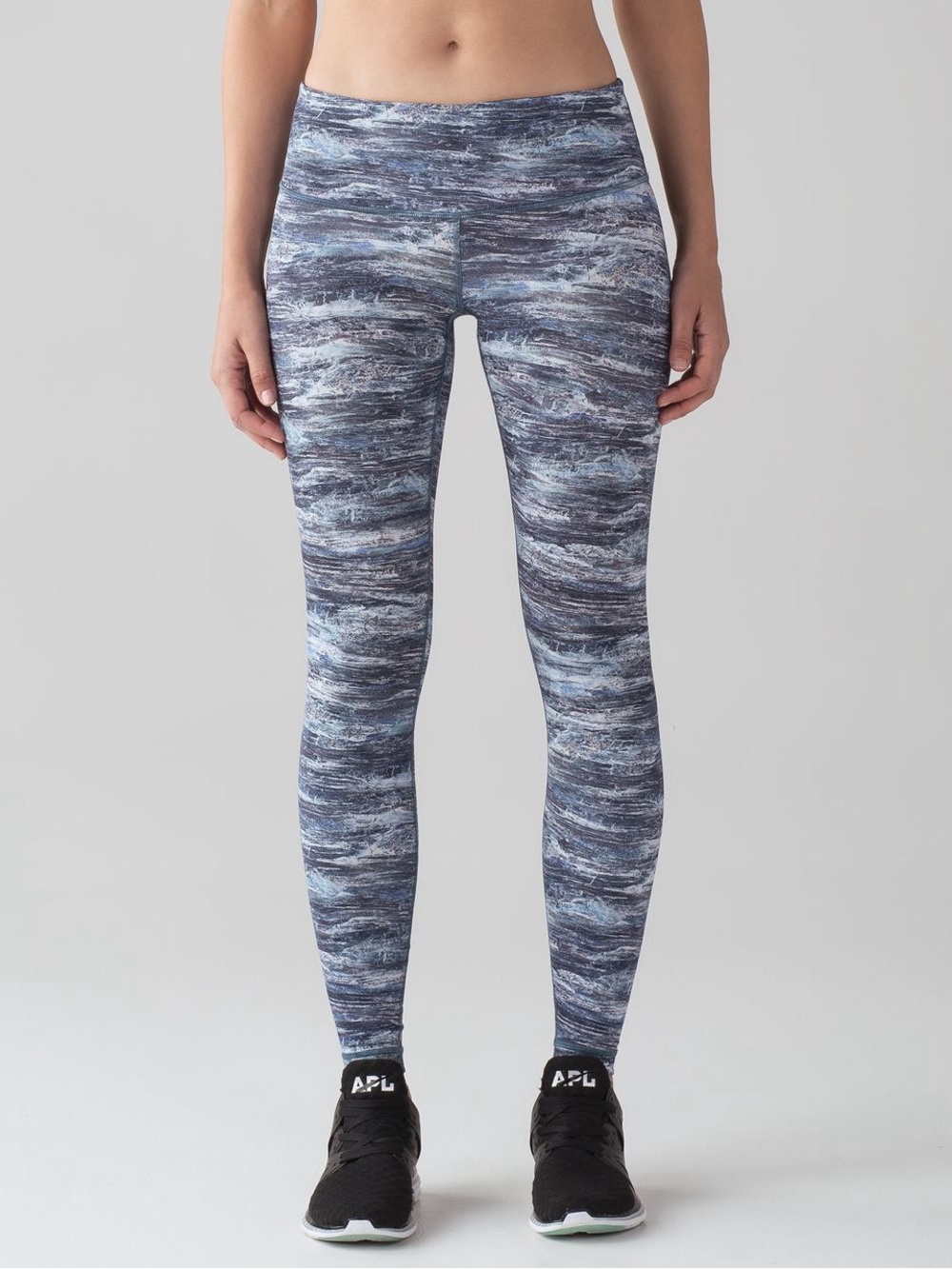 Lululemon Wunder Under Low-Rise Tight Luxtreme Aerial Drift Multi Black Legging